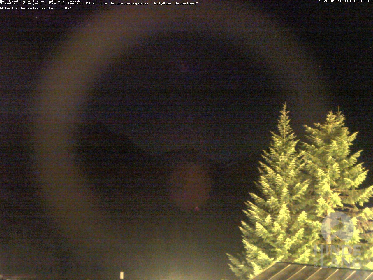 Archiv Foto Webcam Naturschutzgebiet "Allgäuer Hochalpen" vom Kinderhotel Oberjoch aus gesehen