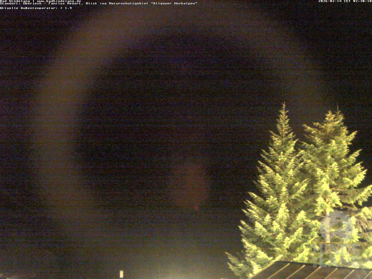 Archiv Foto Webcam Naturschutzgebiet "Allgäuer Hochalpen" vom Kinderhotel Oberjoch aus gesehen