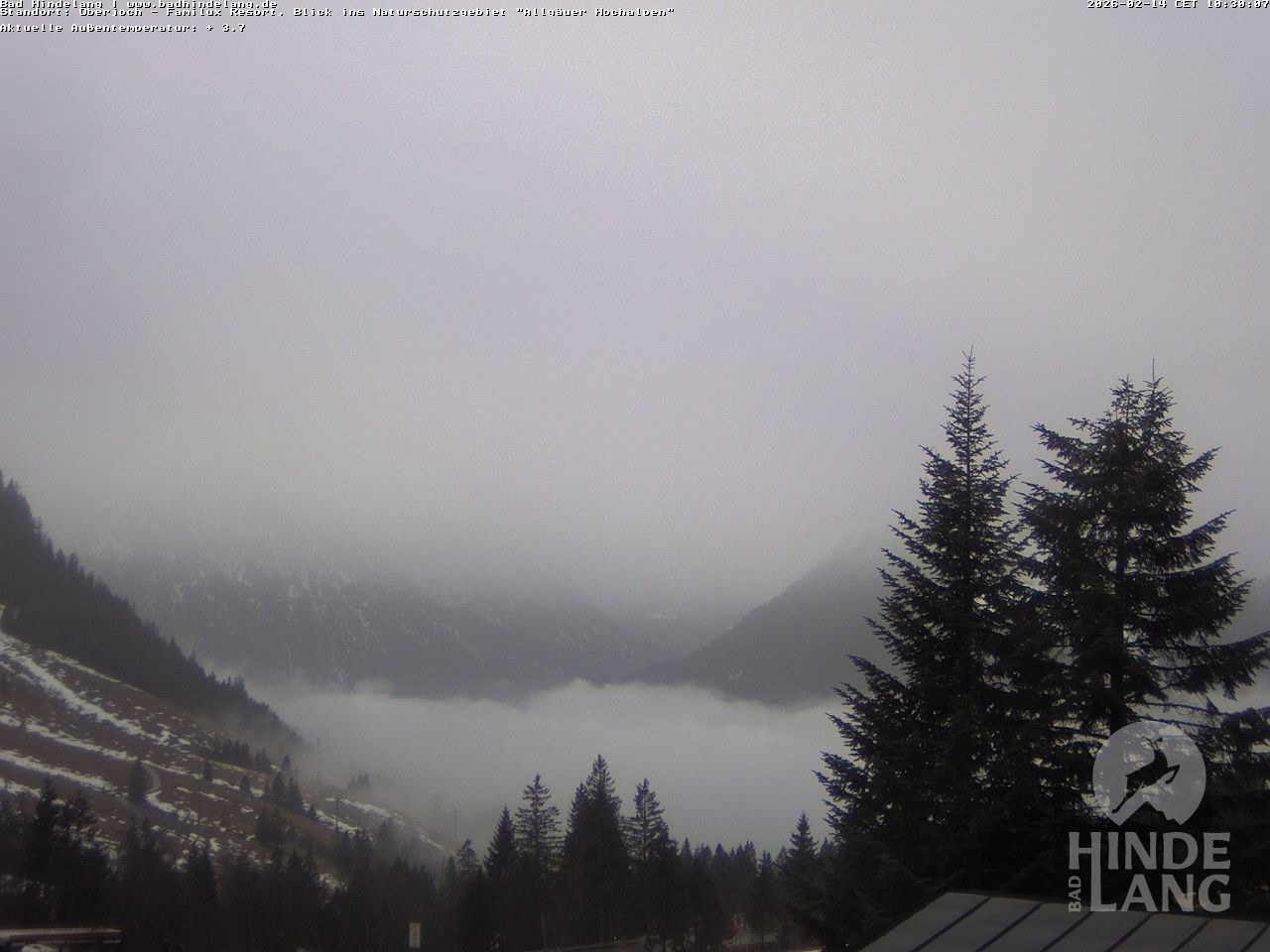 Archiv Foto Webcam Naturschutzgebiet "Allgäuer Hochalpen" vom Kinderhotel Oberjoch aus gesehen