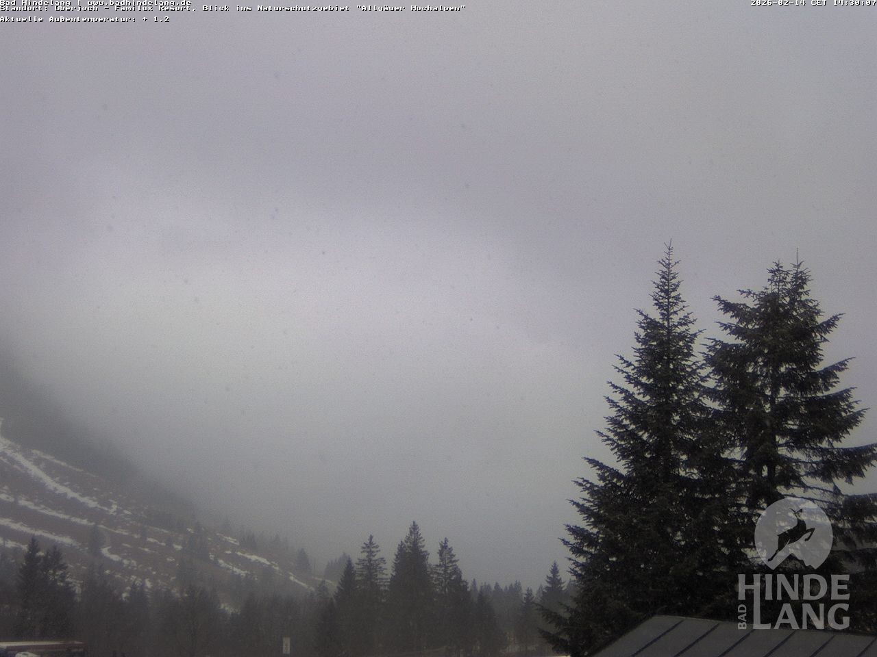 Archiv Foto Webcam Naturschutzgebiet "Allgäuer Hochalpen" vom Kinderhotel Oberjoch aus gesehen