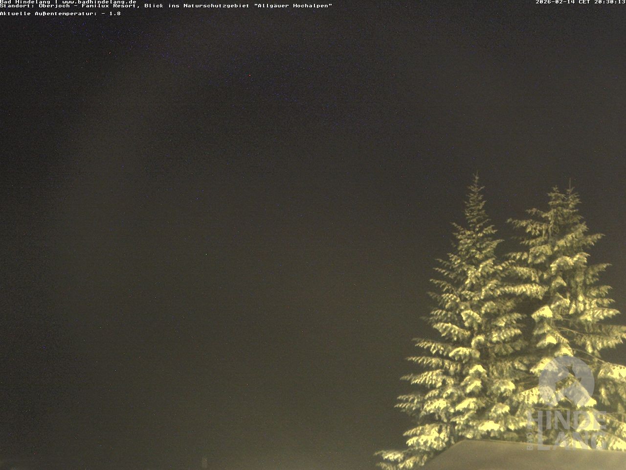 Archiv Foto Webcam Naturschutzgebiet "Allgäuer Hochalpen" vom Kinderhotel Oberjoch aus gesehen