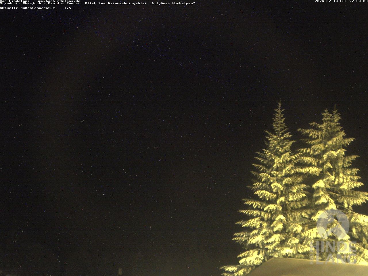 Archiv Foto Webcam Naturschutzgebiet "Allgäuer Hochalpen" vom Kinderhotel Oberjoch aus gesehen