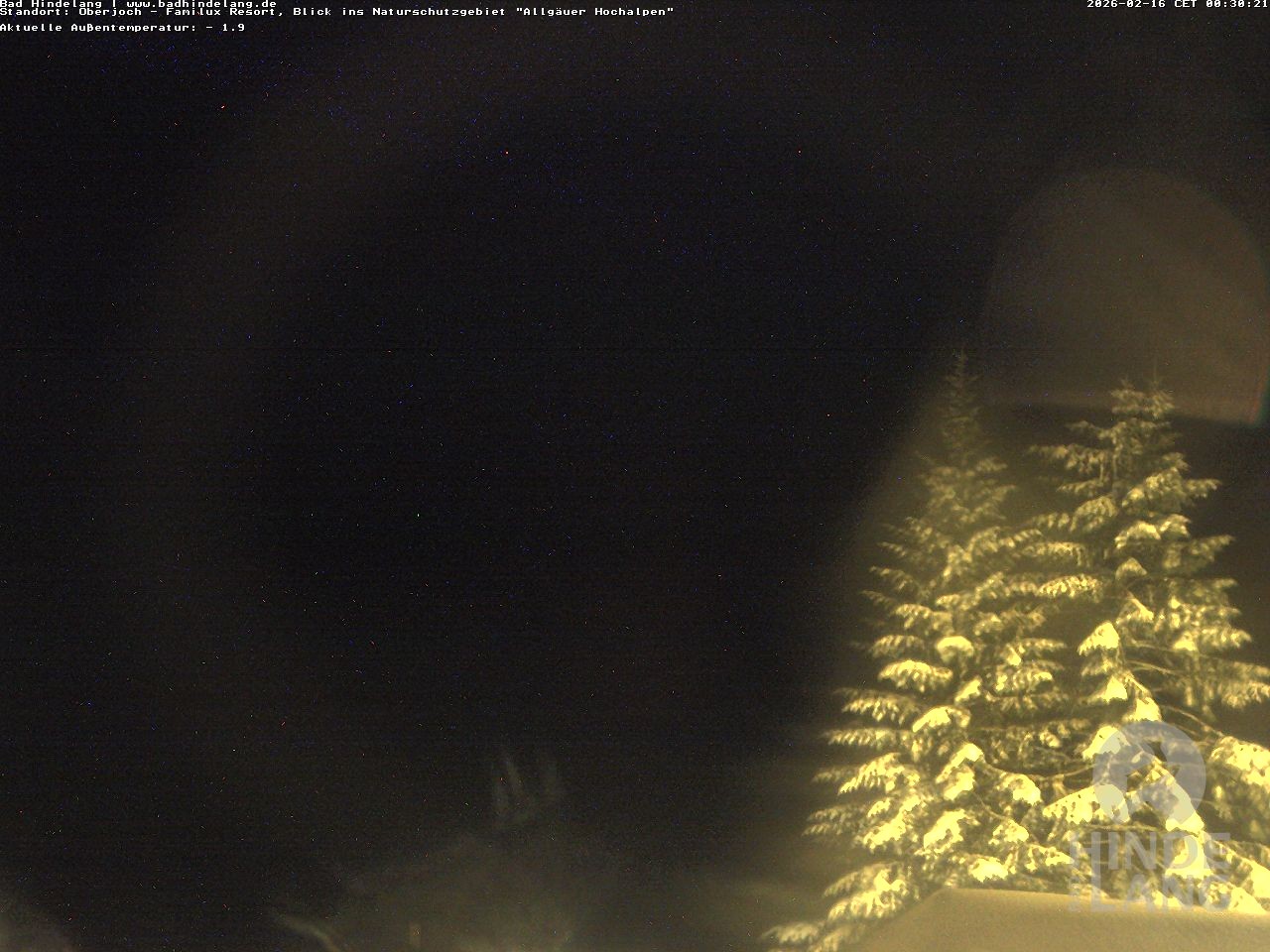 Archiv Foto Webcam Naturschutzgebiet "Allgäuer Hochalpen" vom Kinderhotel Oberjoch aus gesehen