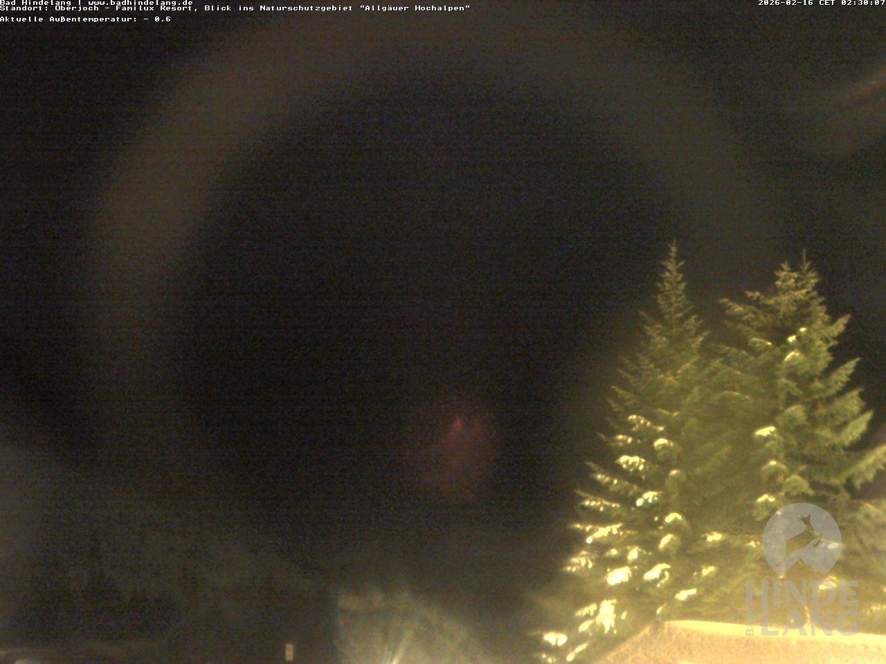 Archiv Foto Webcam Naturschutzgebiet "Allgäuer Hochalpen" vom Kinderhotel Oberjoch aus gesehen