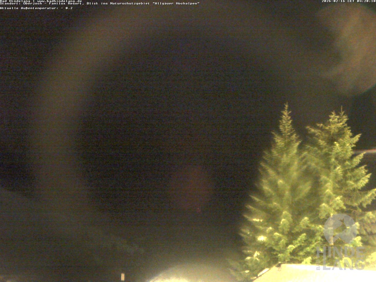 Archiv Foto Webcam Naturschutzgebiet "Allgäuer Hochalpen" vom Kinderhotel Oberjoch aus gesehen