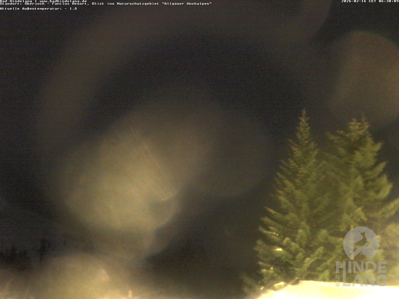 Archiv Foto Webcam Naturschutzgebiet "Allgäuer Hochalpen" vom Kinderhotel Oberjoch aus gesehen