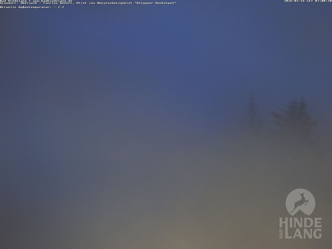 Archiv Foto Webcam Naturschutzgebiet "Allgäuer Hochalpen" vom Kinderhotel Oberjoch aus gesehen