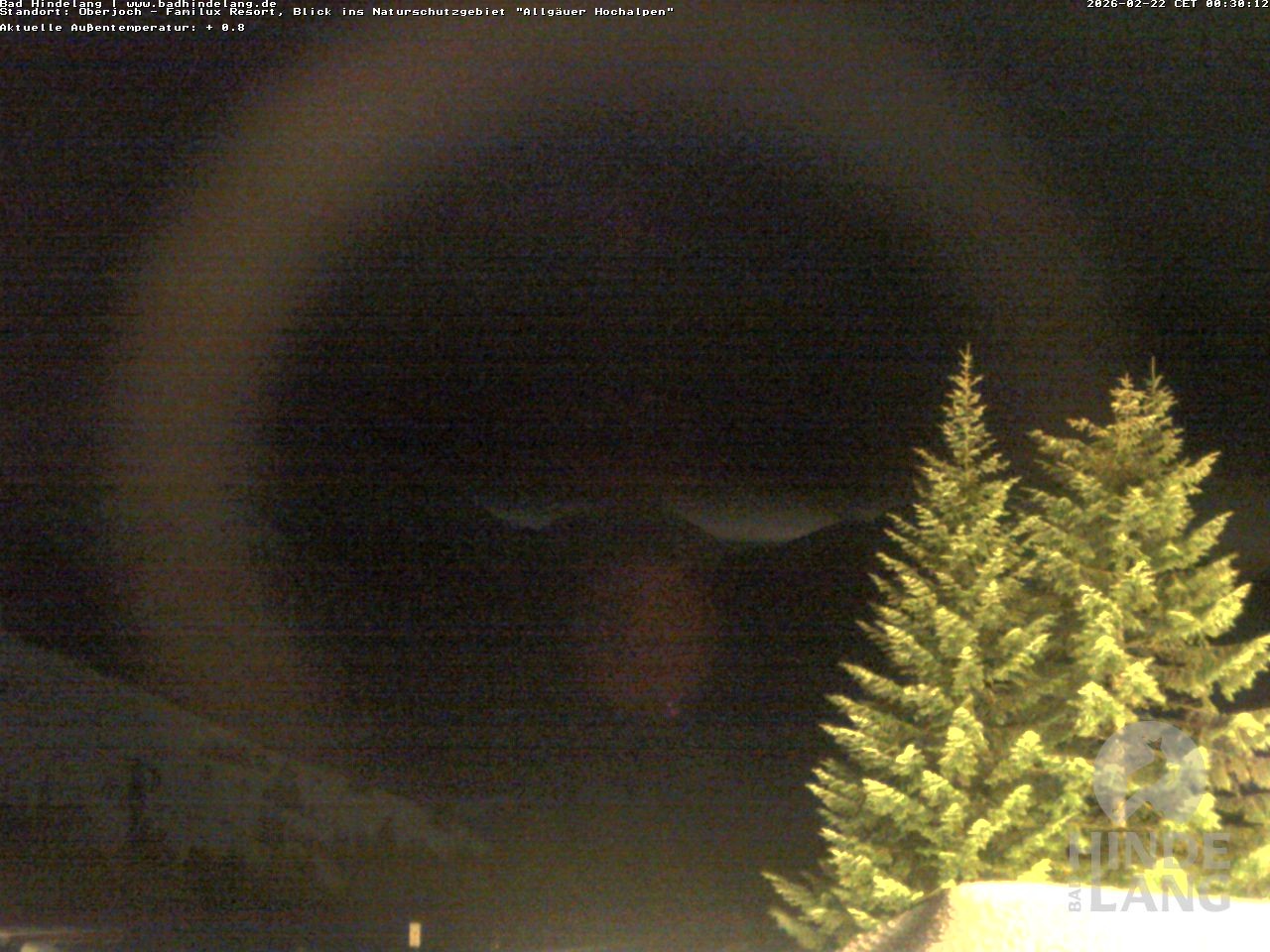 Archiv Foto Webcam Naturschutzgebiet "Allgäuer Hochalpen" vom Kinderhotel Oberjoch aus gesehen