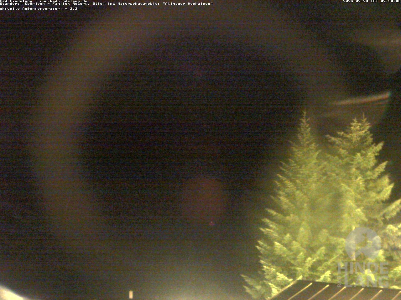 Archiv Foto Webcam Naturschutzgebiet "Allgäuer Hochalpen" vom Kinderhotel Oberjoch aus gesehen