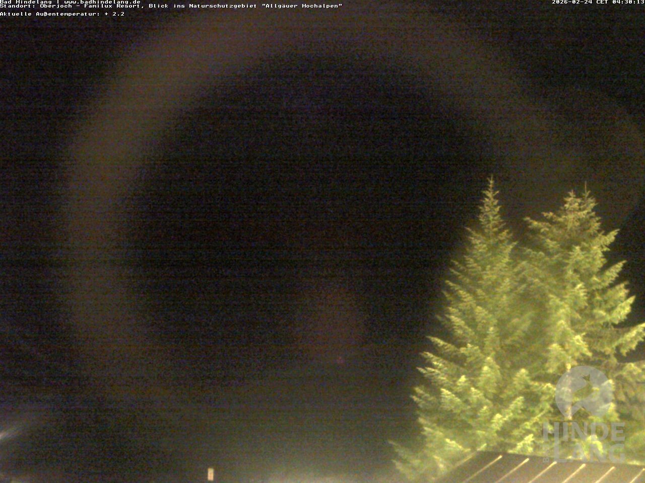 Archiv Foto Webcam Naturschutzgebiet "Allgäuer Hochalpen" vom Kinderhotel Oberjoch aus gesehen