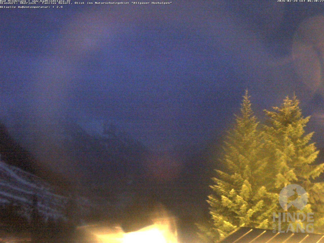 Archiv Foto Webcam Naturschutzgebiet "Allgäuer Hochalpen" vom Kinderhotel Oberjoch aus gesehen