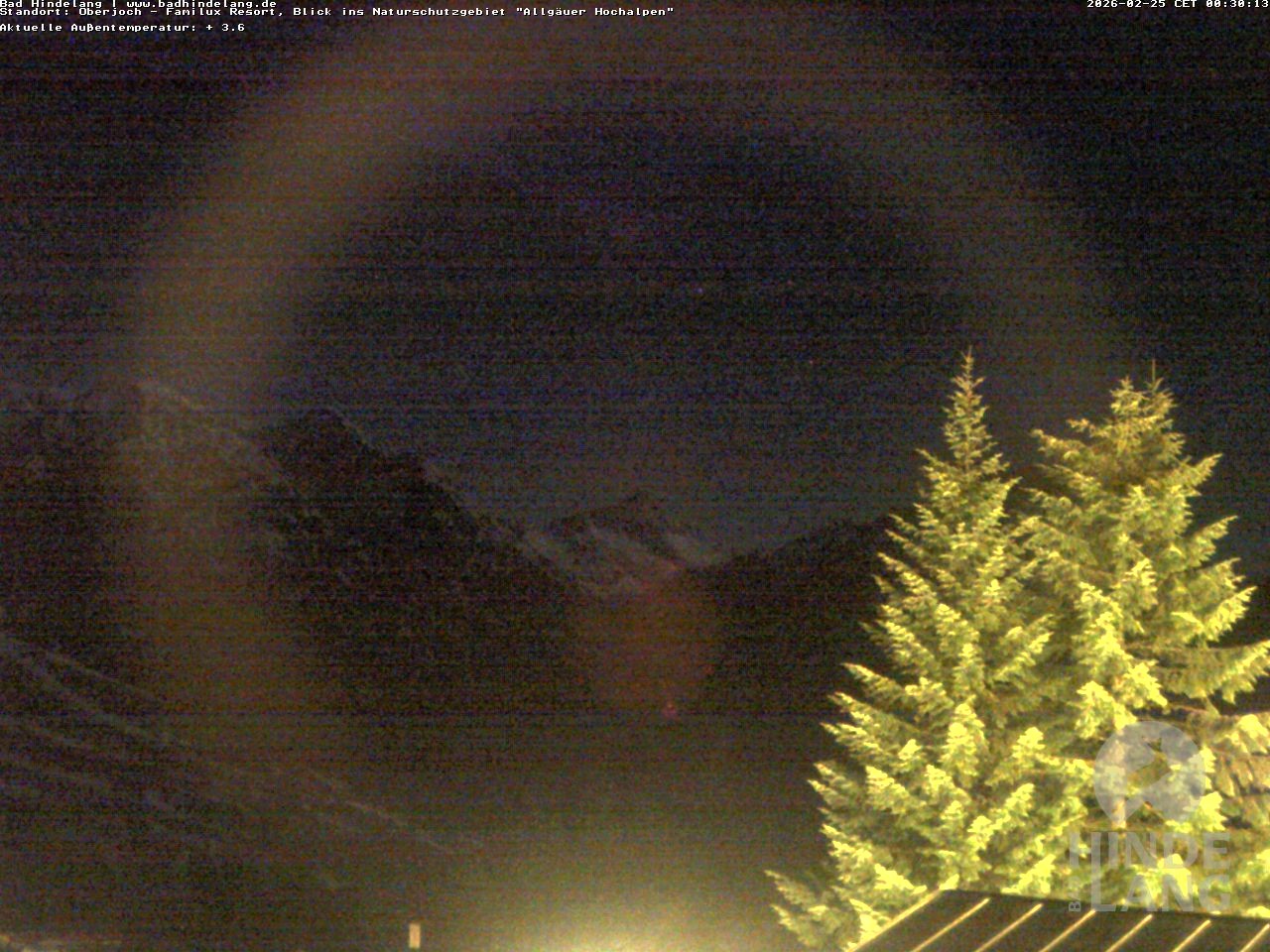 Archiv Foto Webcam Naturschutzgebiet "Allgäuer Hochalpen" vom Kinderhotel Oberjoch aus gesehen