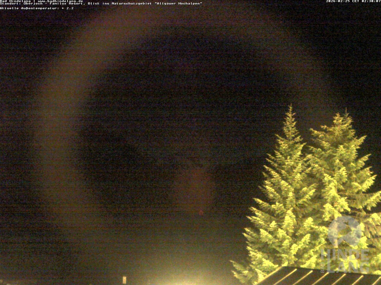 Archiv Foto Webcam Naturschutzgebiet "Allgäuer Hochalpen" vom Kinderhotel Oberjoch aus gesehen