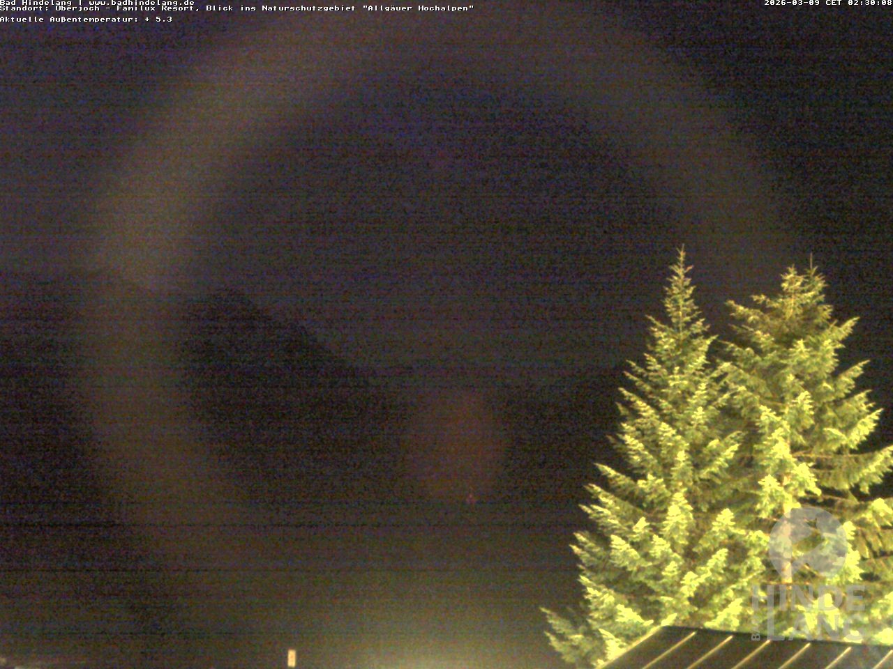 Archiv Foto Webcam Naturschutzgebiet "Allgäuer Hochalpen" vom Kinderhotel Oberjoch aus gesehen