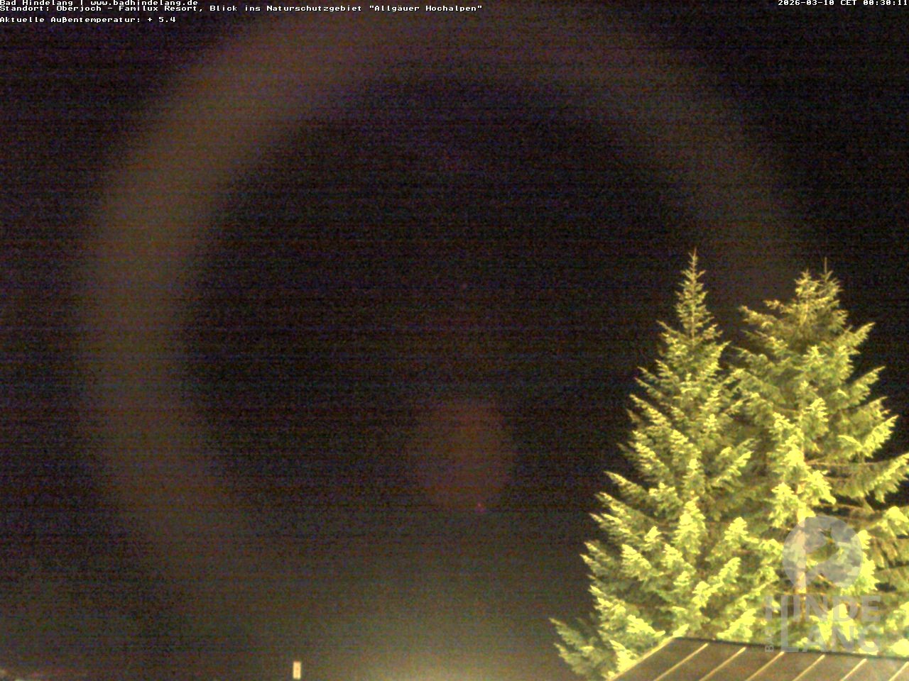 Archiv Foto Webcam Naturschutzgebiet "Allgäuer Hochalpen" vom Kinderhotel Oberjoch aus gesehen