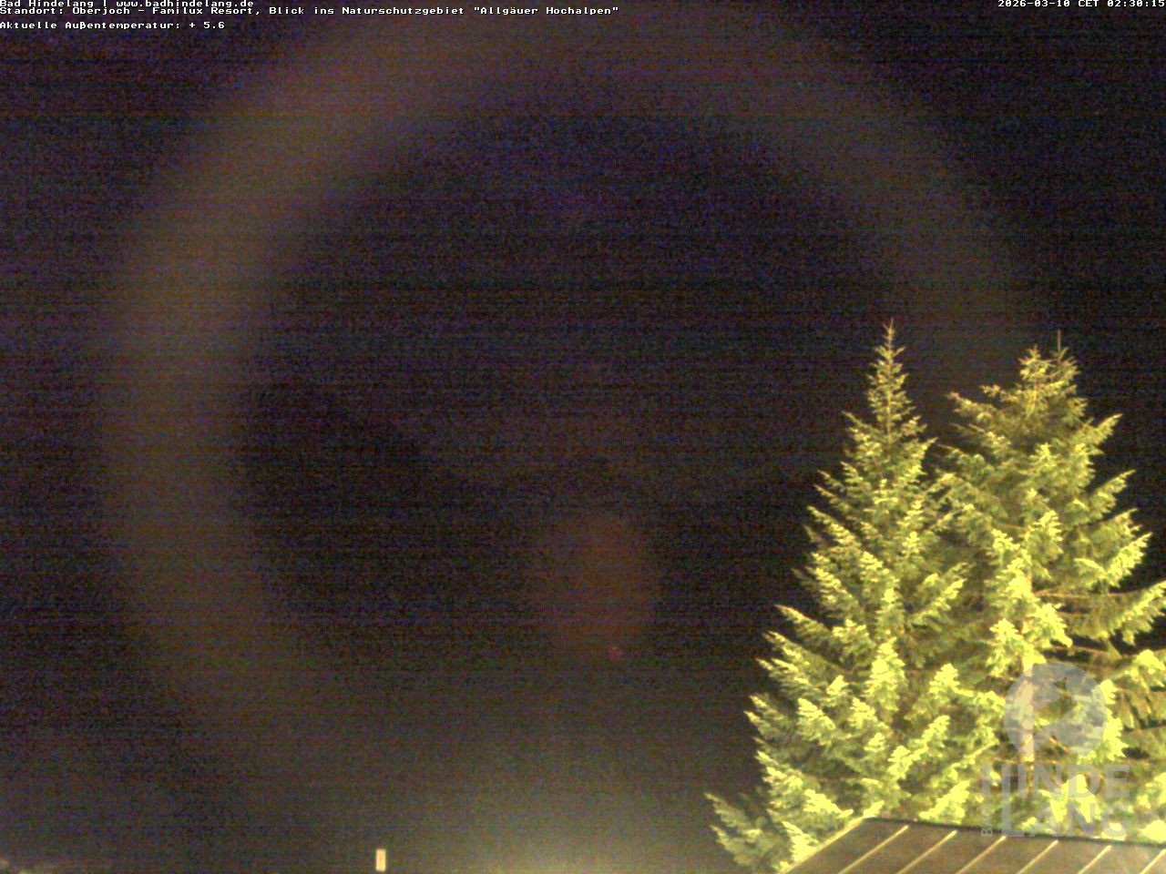 Archiv Foto Webcam Naturschutzgebiet "Allgäuer Hochalpen" vom Kinderhotel Oberjoch aus gesehen