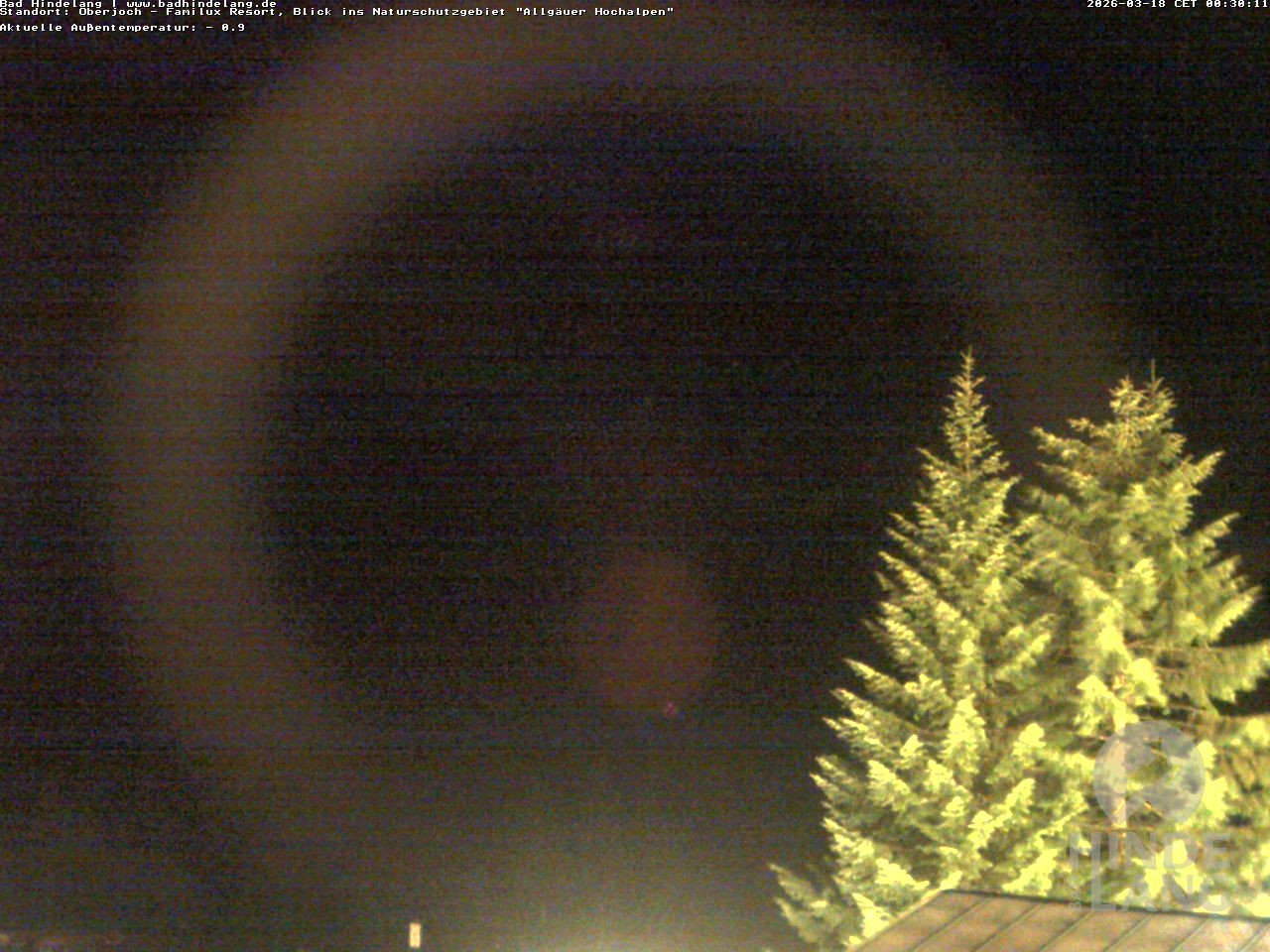 Archiv Foto Webcam Naturschutzgebiet "Allgäuer Hochalpen" vom Kinderhotel Oberjoch aus gesehen