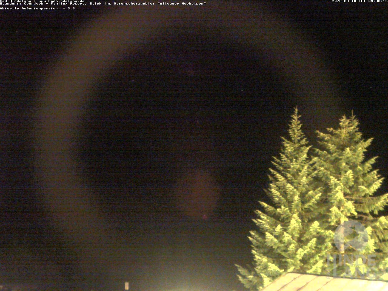 Archiv Foto Webcam Naturschutzgebiet "Allgäuer Hochalpen" vom Kinderhotel Oberjoch aus gesehen