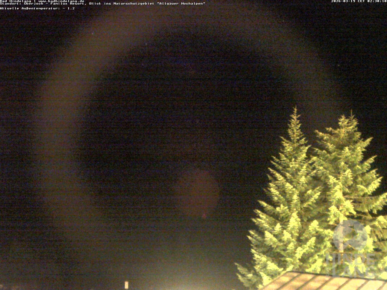 Archiv Foto Webcam Naturschutzgebiet "Allgäuer Hochalpen" vom Kinderhotel Oberjoch aus gesehen