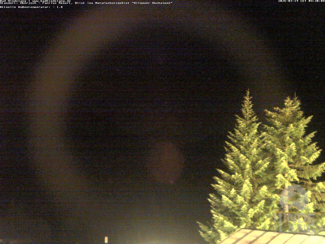 Archiv Foto Webcam Naturschutzgebiet "Allgäuer Hochalpen" vom Kinderhotel Oberjoch aus gesehen