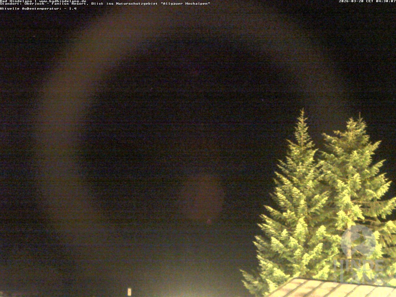 Archiv Foto Webcam Naturschutzgebiet "Allgäuer Hochalpen" vom Kinderhotel Oberjoch aus gesehen