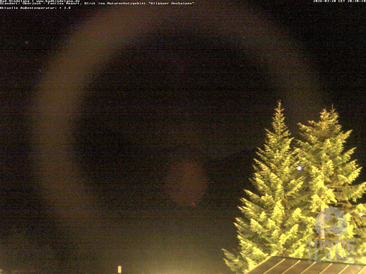 Archiv Foto Webcam Naturschutzgebiet "Allgäuer Hochalpen" vom Kinderhotel Oberjoch aus gesehen