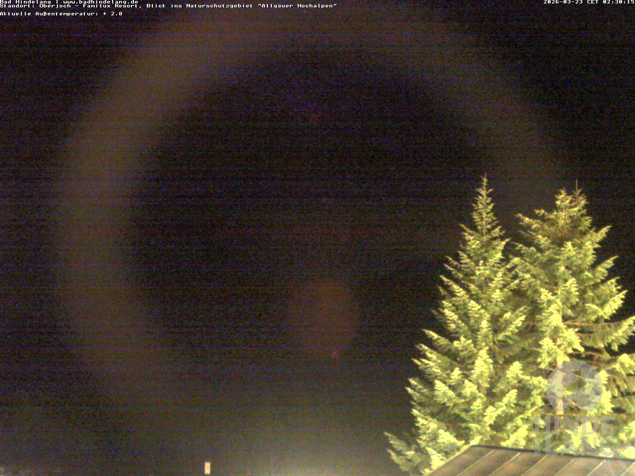 Archiv Foto Webcam Naturschutzgebiet "Allgäuer Hochalpen" vom Kinderhotel Oberjoch aus gesehen