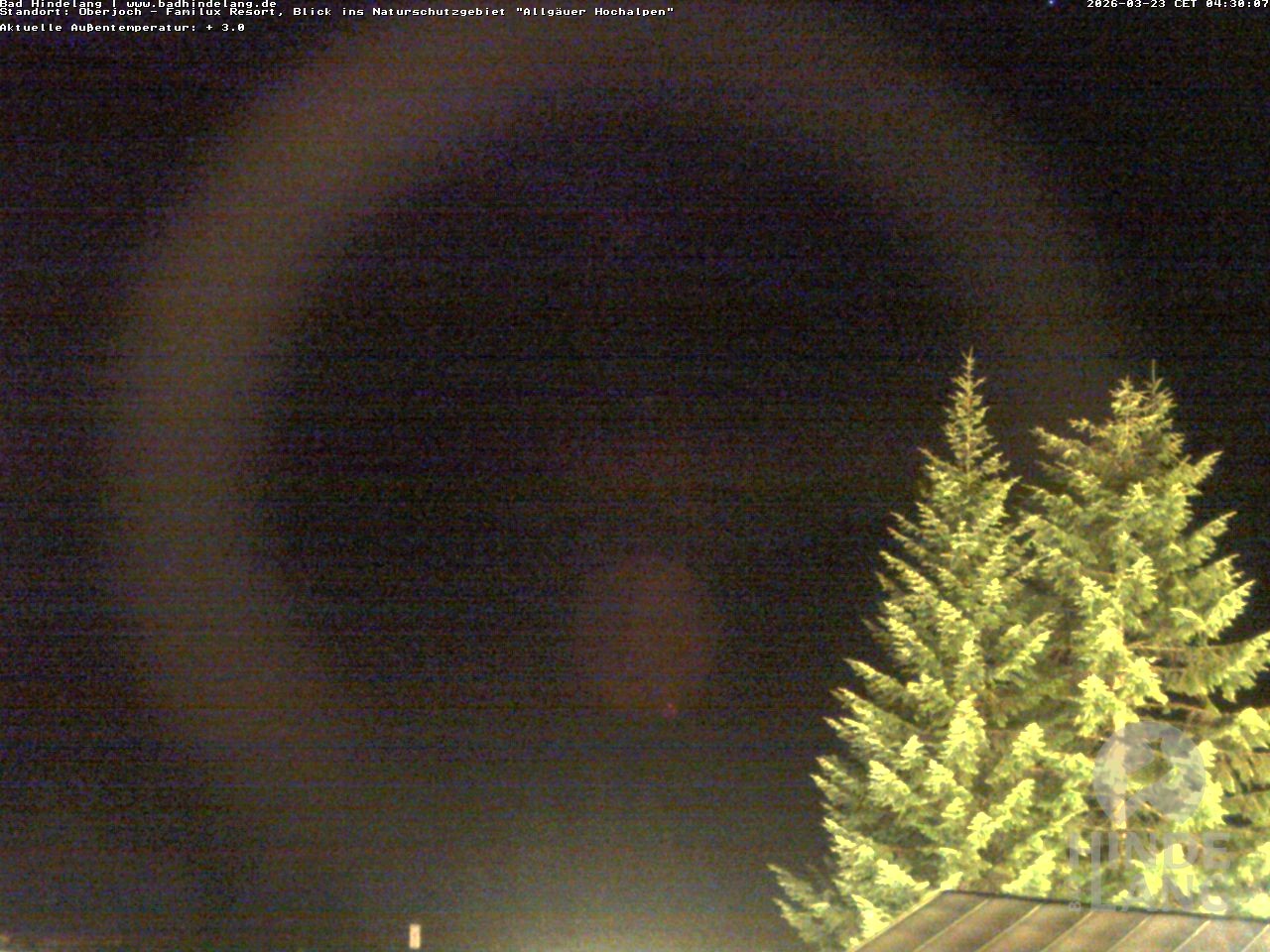 Archiv Foto Webcam Naturschutzgebiet "Allgäuer Hochalpen" vom Kinderhotel Oberjoch aus gesehen