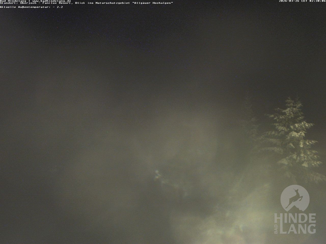 Archiv Foto Webcam Naturschutzgebiet "Allgäuer Hochalpen" vom Kinderhotel Oberjoch aus gesehen