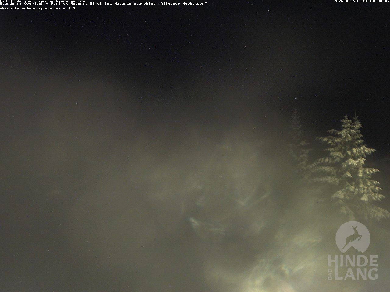 Archiv Foto Webcam Naturschutzgebiet "Allgäuer Hochalpen" vom Kinderhotel Oberjoch aus gesehen