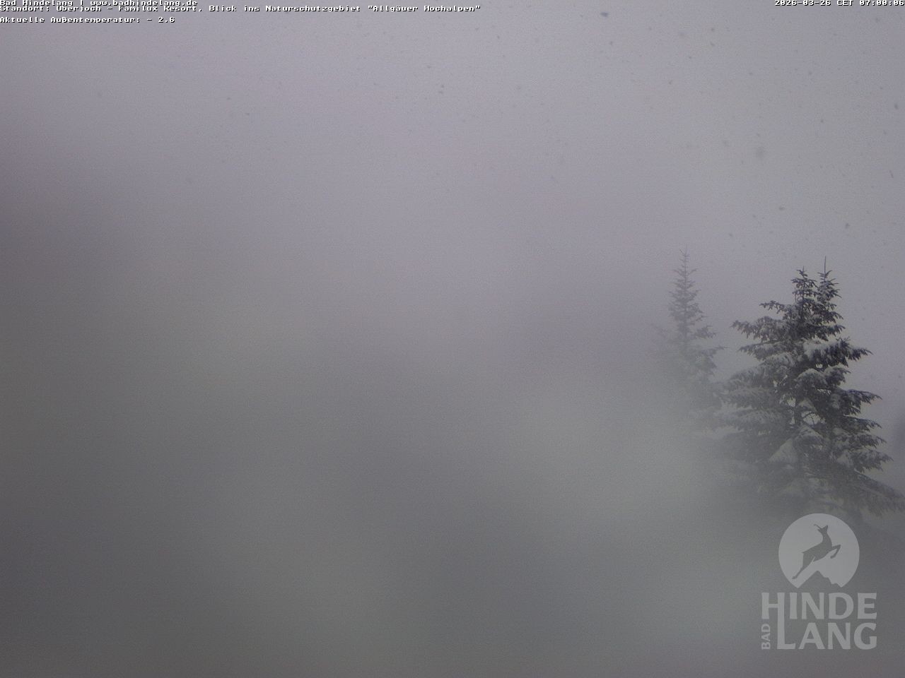 Archiv Foto Webcam Naturschutzgebiet "Allgäuer Hochalpen" vom Kinderhotel Oberjoch aus gesehen