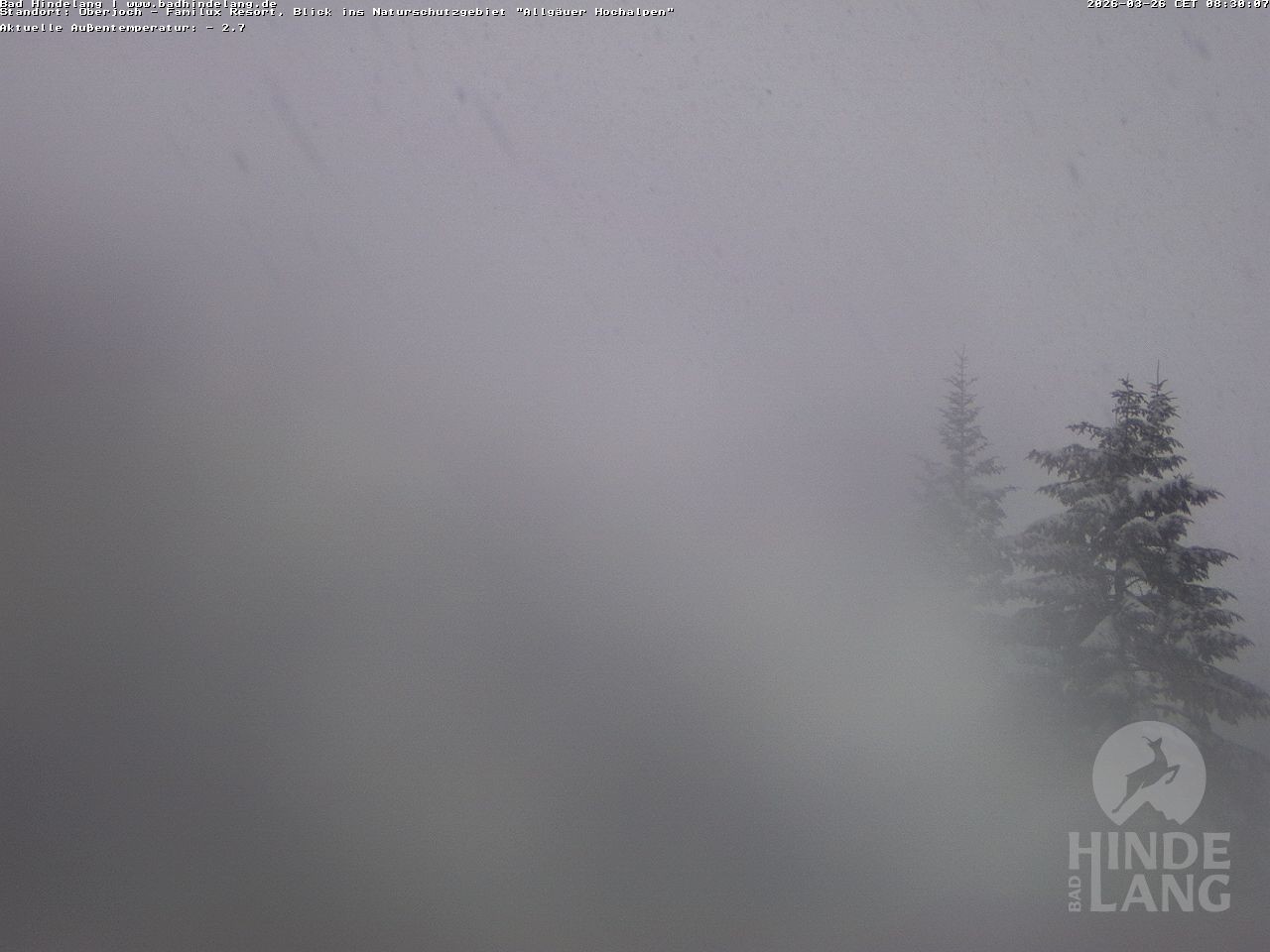 Archiv Foto Webcam Naturschutzgebiet "Allgäuer Hochalpen" vom Kinderhotel Oberjoch aus gesehen