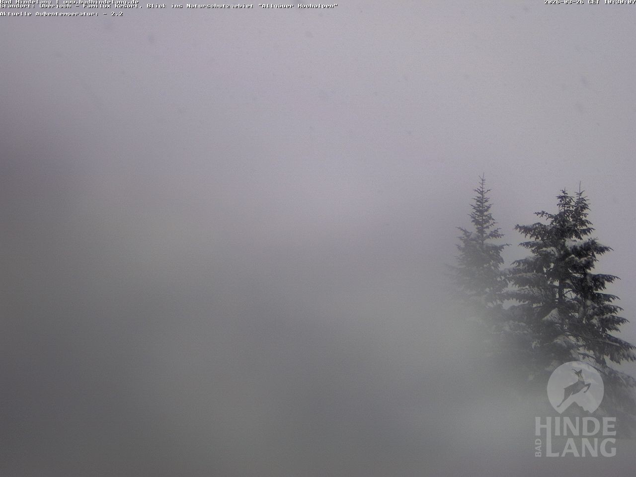 Archiv Foto Webcam Naturschutzgebiet "Allgäuer Hochalpen" vom Kinderhotel Oberjoch aus gesehen