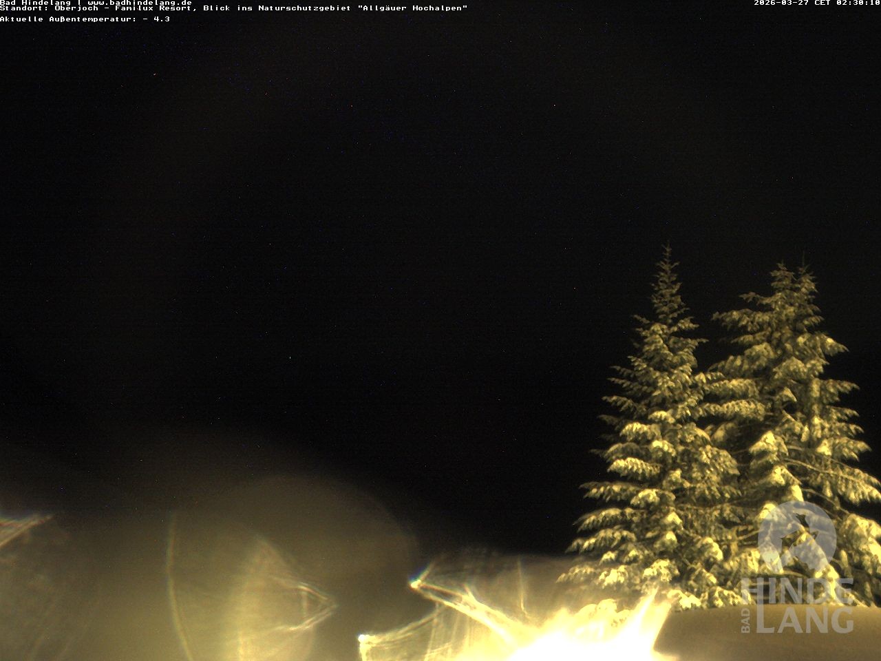 Archiv Foto Webcam Naturschutzgebiet "Allgäuer Hochalpen" vom Kinderhotel Oberjoch aus gesehen