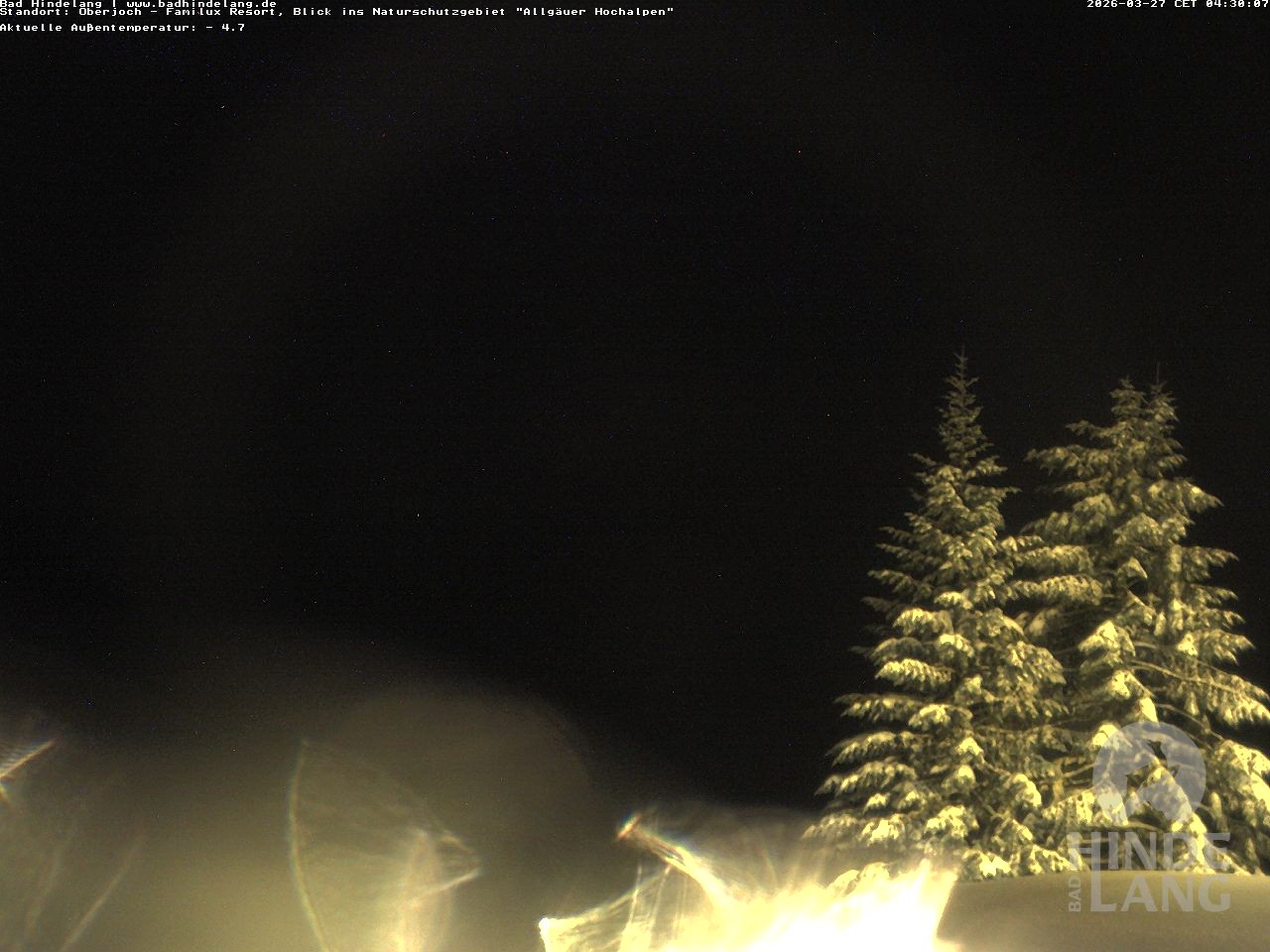 Archiv Foto Webcam Naturschutzgebiet "Allgäuer Hochalpen" vom Kinderhotel Oberjoch aus gesehen