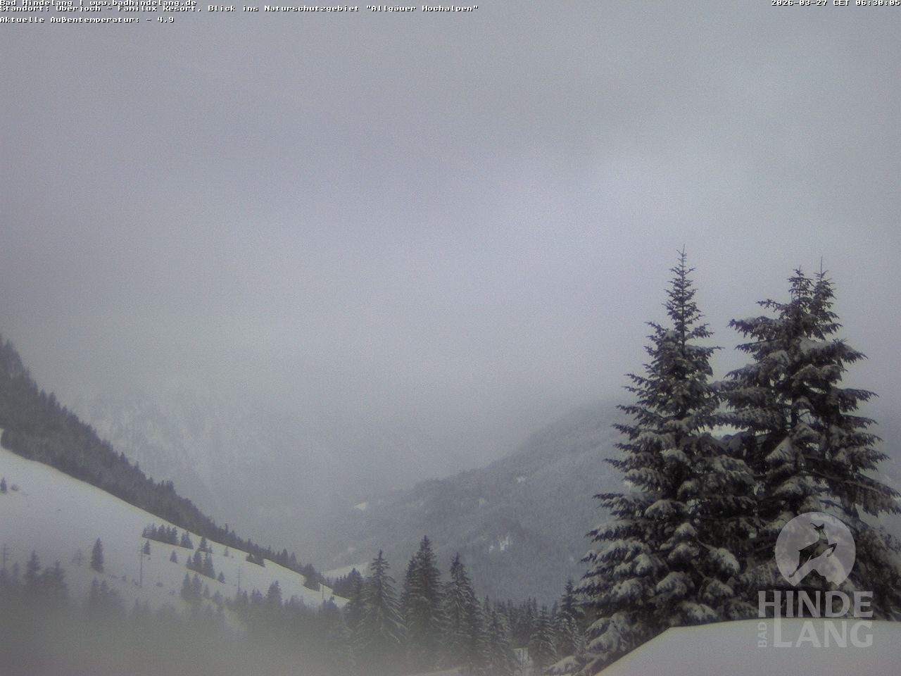 Archiv Foto Webcam Naturschutzgebiet "Allgäuer Hochalpen" vom Kinderhotel Oberjoch aus gesehen