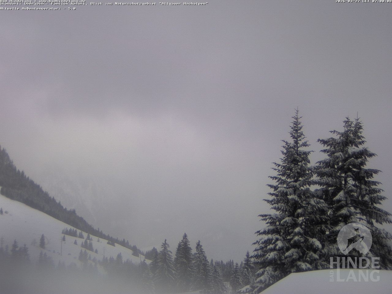 Archiv Foto Webcam Naturschutzgebiet "Allgäuer Hochalpen" vom Kinderhotel Oberjoch aus gesehen