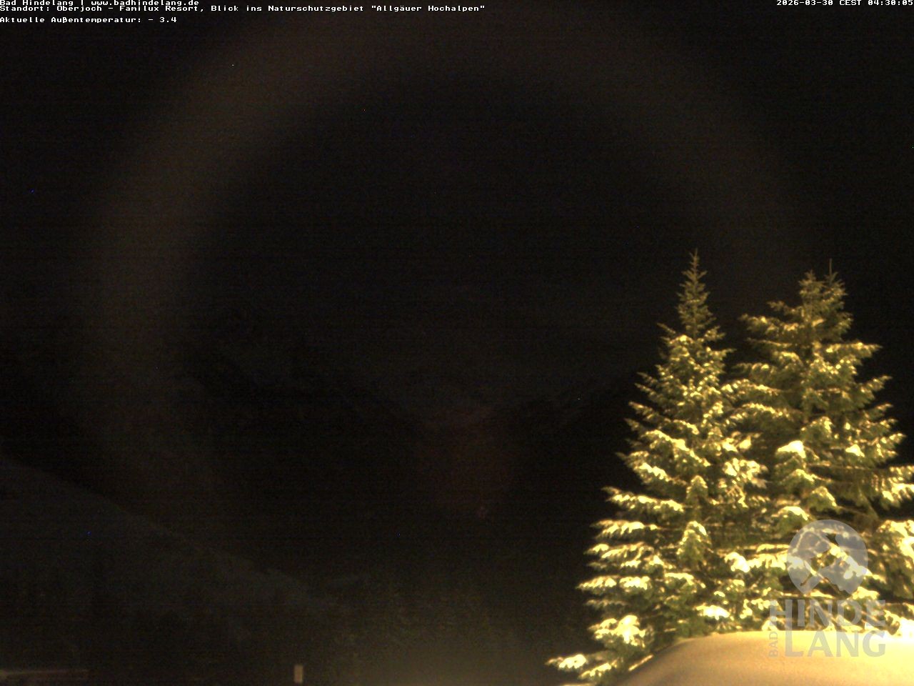 Archiv Foto Webcam Naturschutzgebiet "Allgäuer Hochalpen" vom Kinderhotel Oberjoch aus gesehen