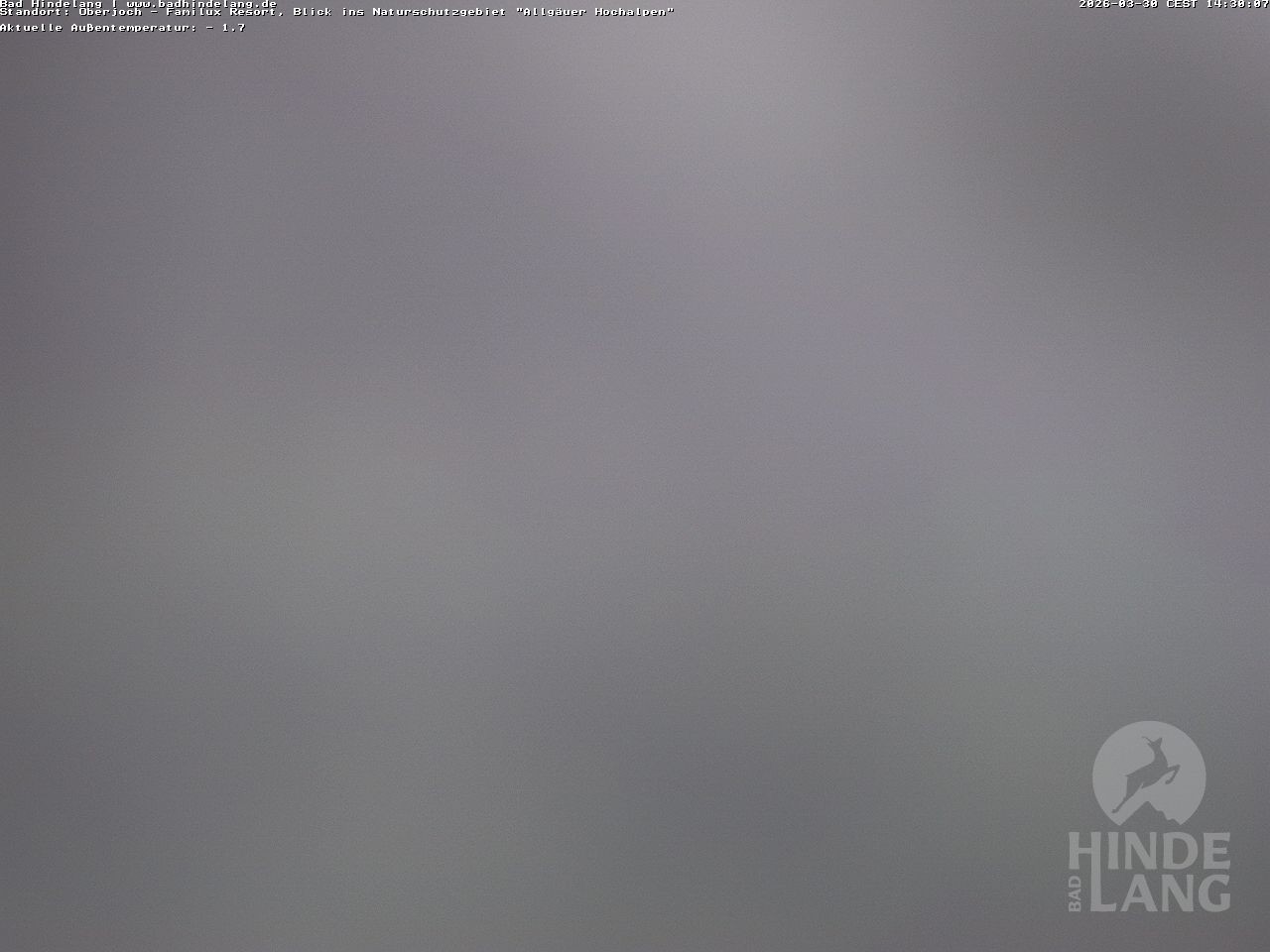 Archived image Webcam Kids hotel Oberjoch: view at the nature reseve "Allgäuer Hochalpen"