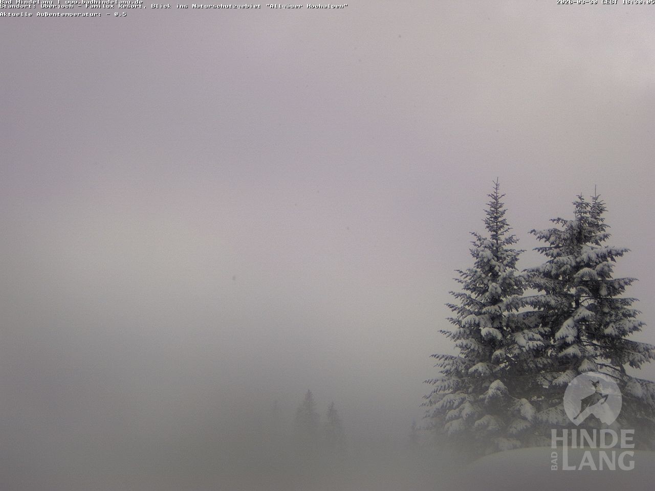 Archived image Webcam Kids hotel Oberjoch: view at the nature reseve "Allgäuer Hochalpen"