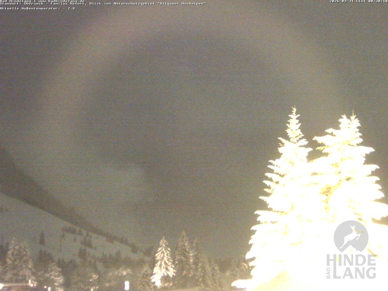 Archiv Foto Webcam Naturschutzgebiet "Allgäuer Hochalpen" vom Kinderhotel Oberjoch aus gesehen