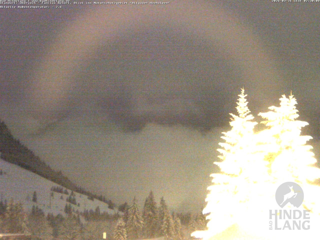 Archiv Foto Webcam Naturschutzgebiet "Allgäuer Hochalpen" vom Kinderhotel Oberjoch aus gesehen