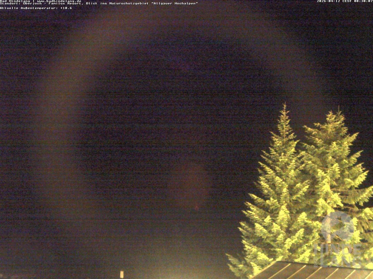 Archiv Foto Webcam Naturschutzgebiet "Allgäuer Hochalpen" vom Kinderhotel Oberjoch aus gesehen