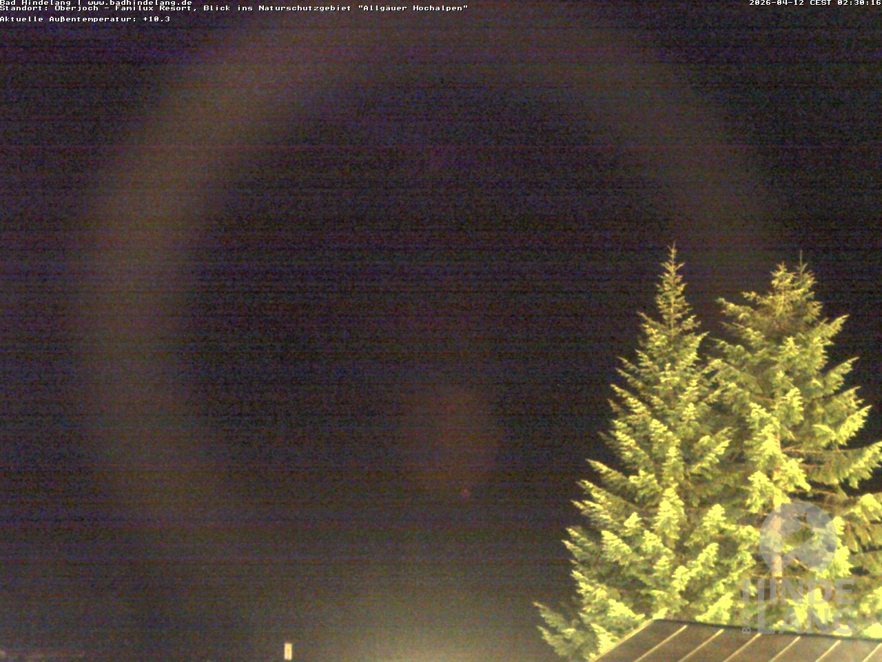 Archiv Foto Webcam Naturschutzgebiet "Allgäuer Hochalpen" vom Kinderhotel Oberjoch aus gesehen