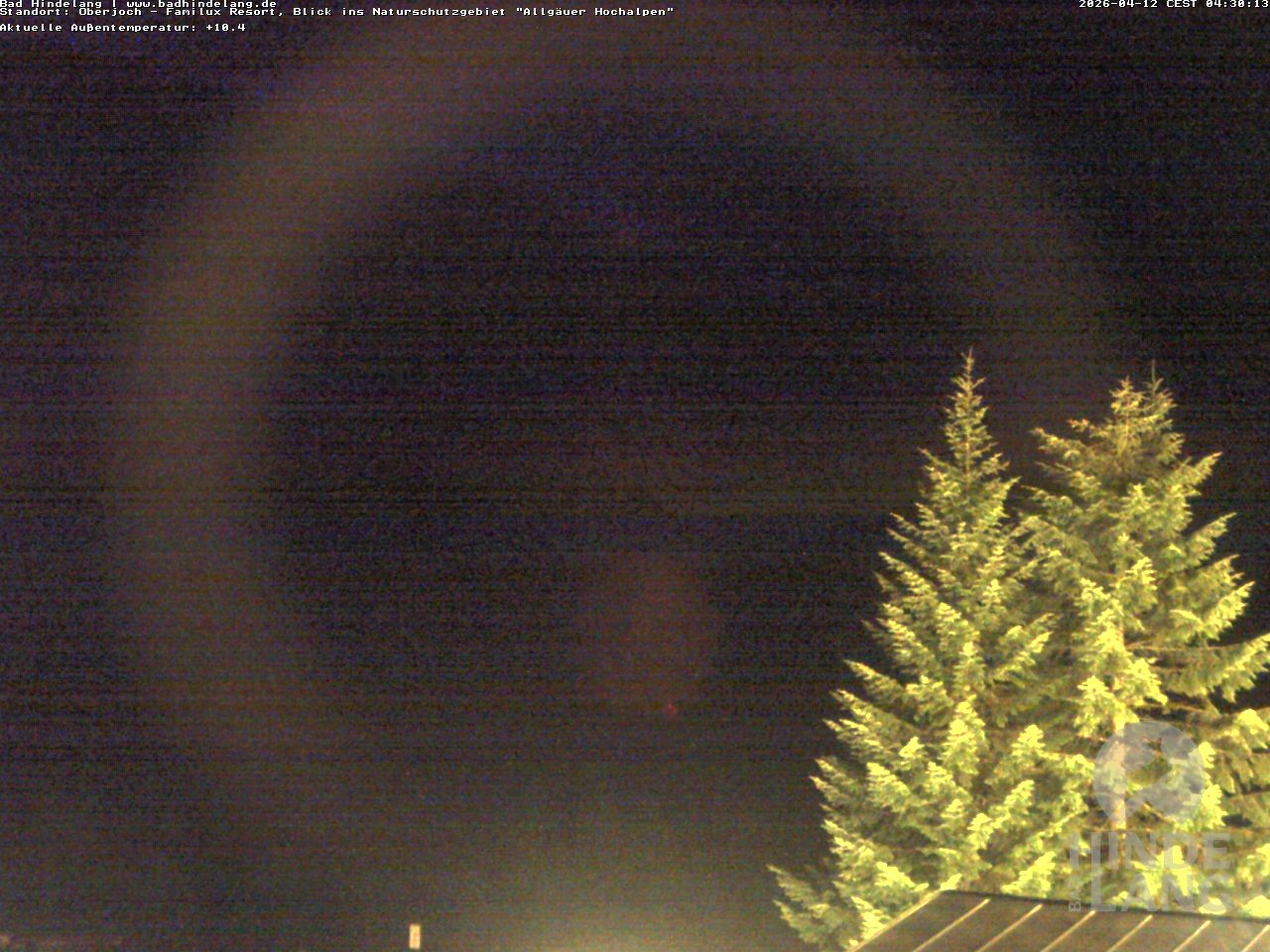 Archiv Foto Webcam Naturschutzgebiet "Allgäuer Hochalpen" vom Kinderhotel Oberjoch aus gesehen