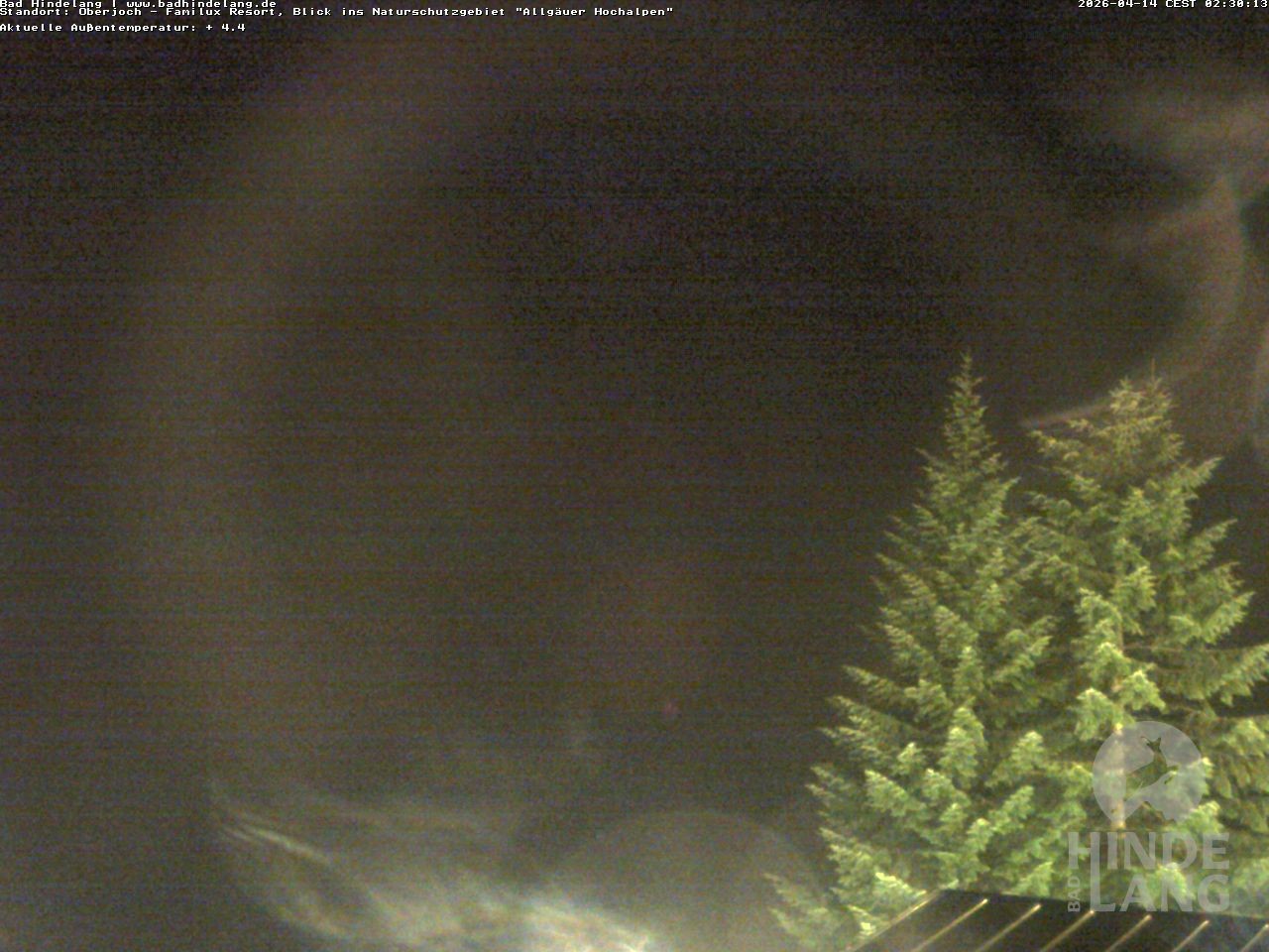 Archiv Foto Webcam Naturschutzgebiet "Allgäuer Hochalpen" vom Kinderhotel Oberjoch aus gesehen