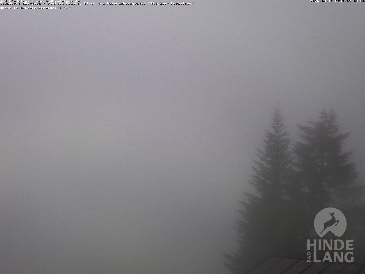Archiv Foto Webcam Naturschutzgebiet "Allgäuer Hochalpen" vom Kinderhotel Oberjoch aus gesehen