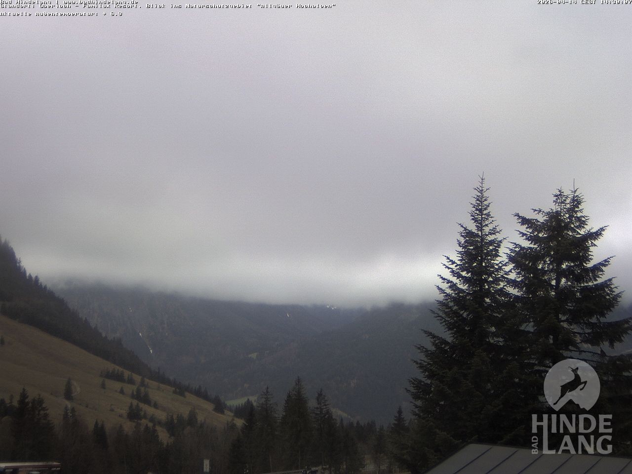 Archiv Foto Webcam Naturschutzgebiet "Allgäuer Hochalpen" vom Kinderhotel Oberjoch aus gesehen