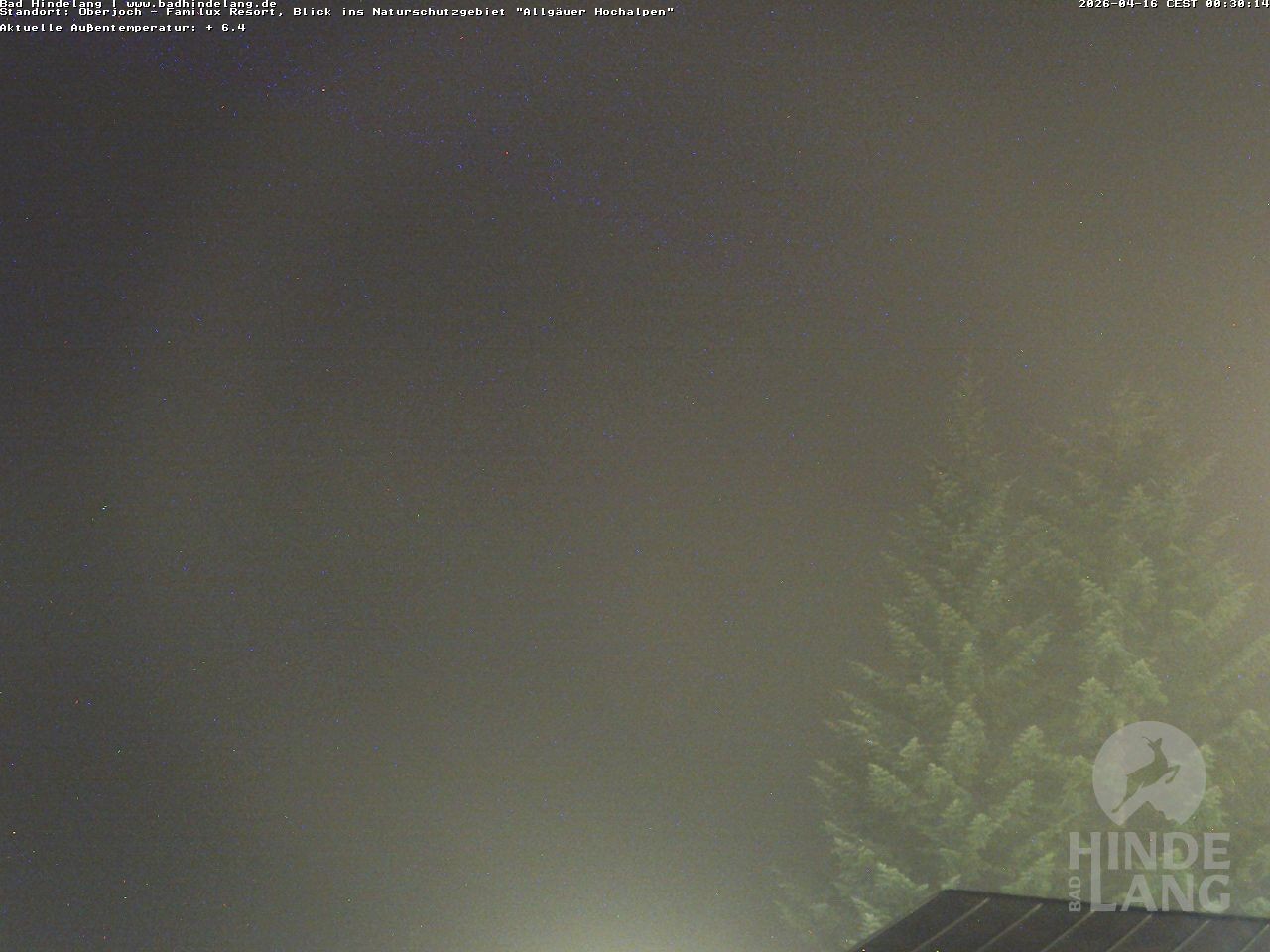 Archiv Foto Webcam Naturschutzgebiet "Allgäuer Hochalpen" vom Kinderhotel Oberjoch aus gesehen