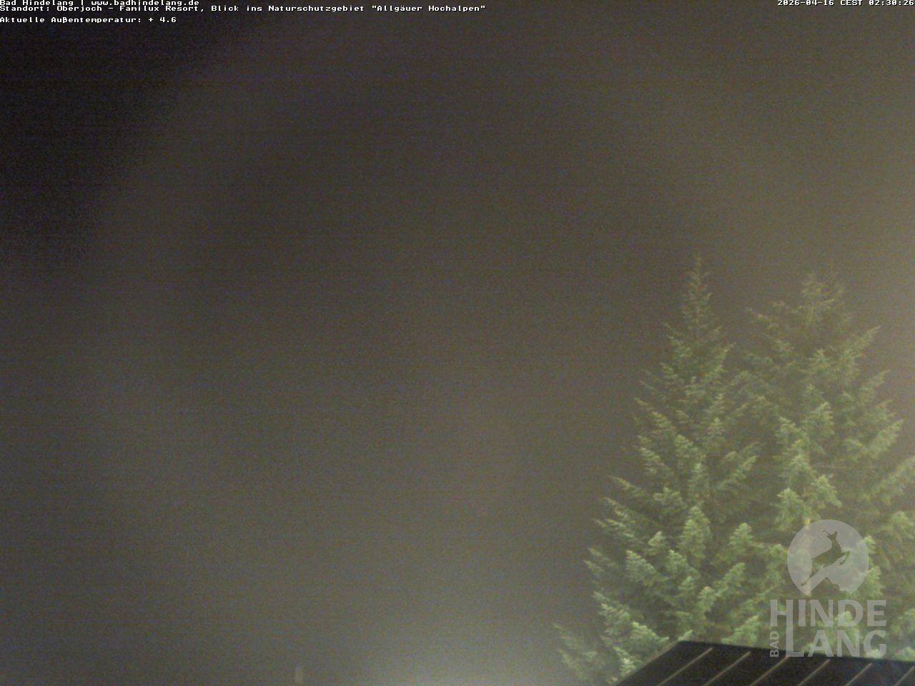 Archiv Foto Webcam Naturschutzgebiet "Allgäuer Hochalpen" vom Kinderhotel Oberjoch aus gesehen